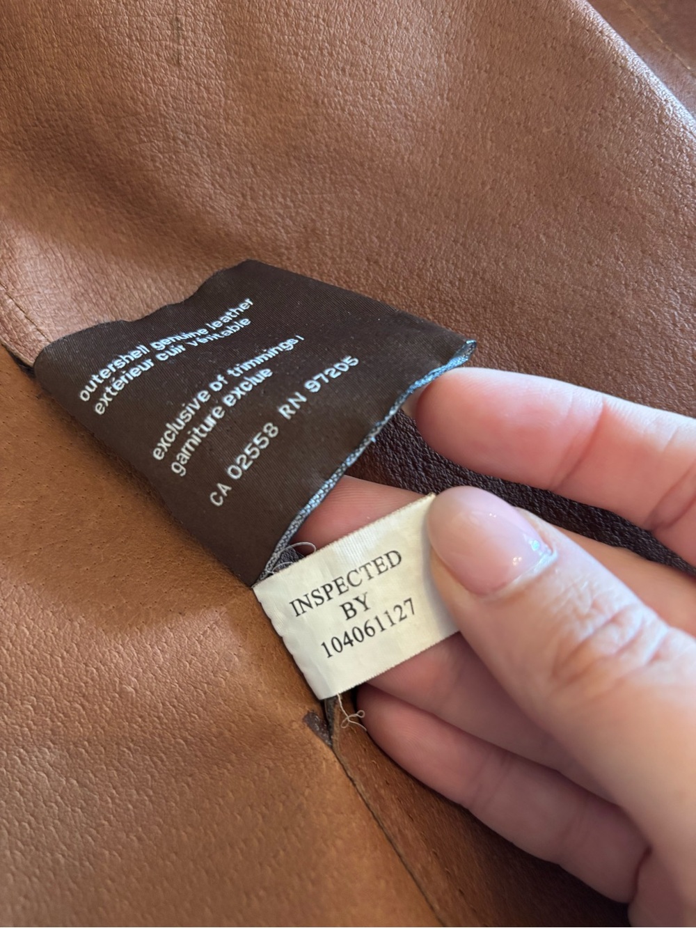 Danier Brown Suede Tie-Waist Leather Jacket - Picture 3 of 8